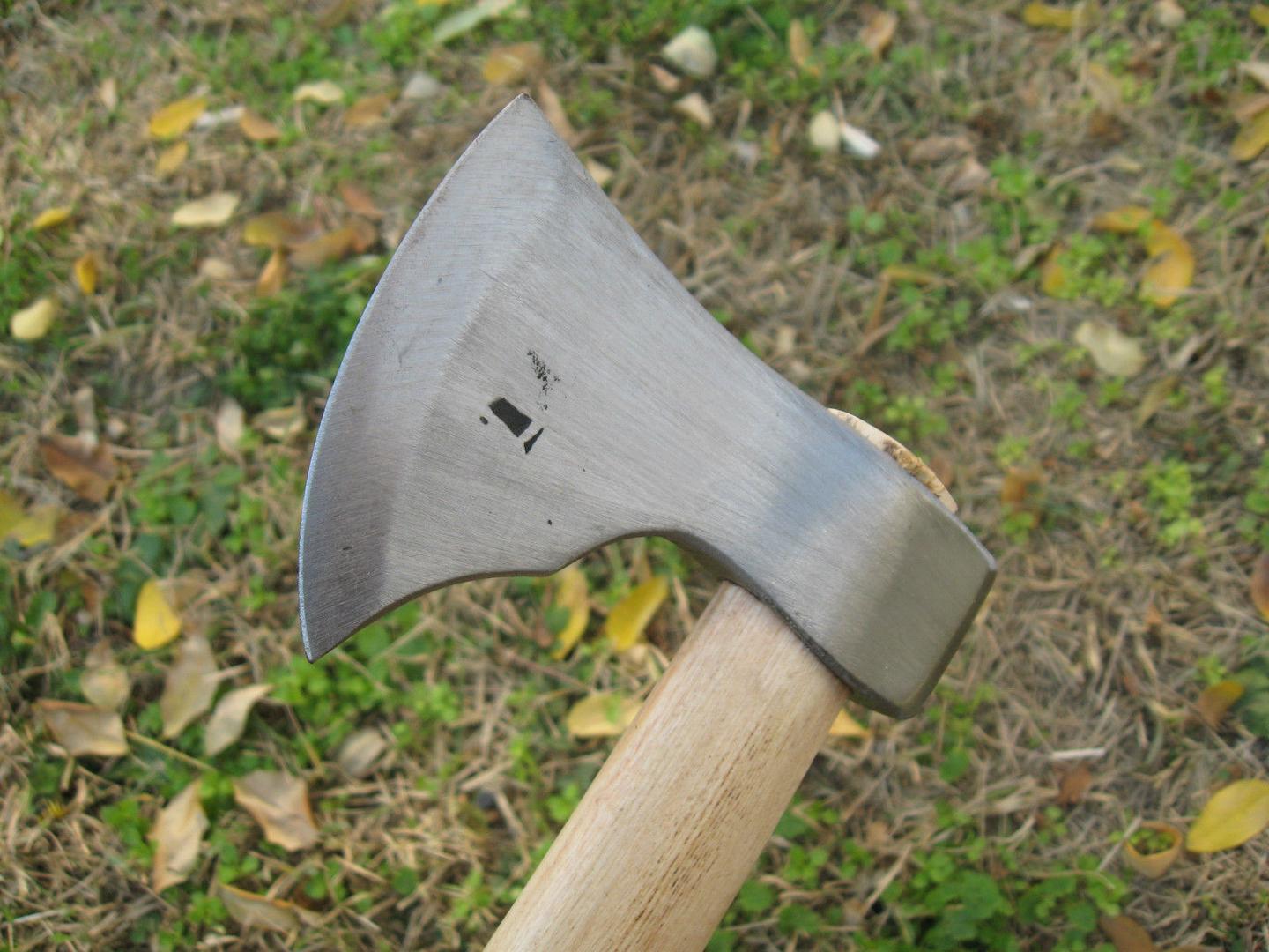 Custom Hand-Forged Bearded Viking Axe | Wrought Tomahawk & Hunting Hatchet