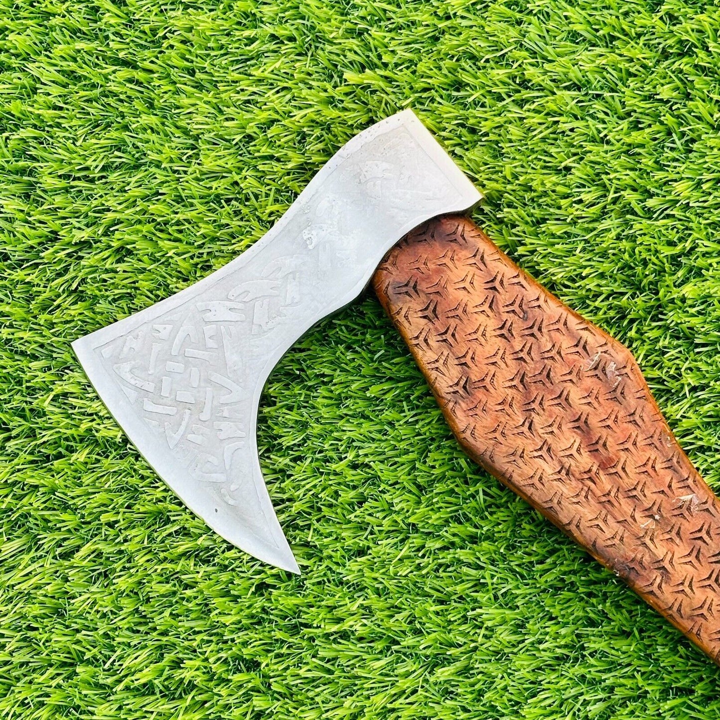 Handmade Viking Tomahawk Axe – High Carbon Steel Throwing Hatchet