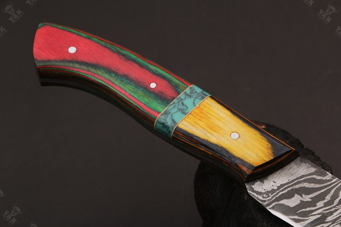 14" Handmade Damascus Steel Fillet Knife Damascus Fillet Knife Best Fillet Knife W/Sheath