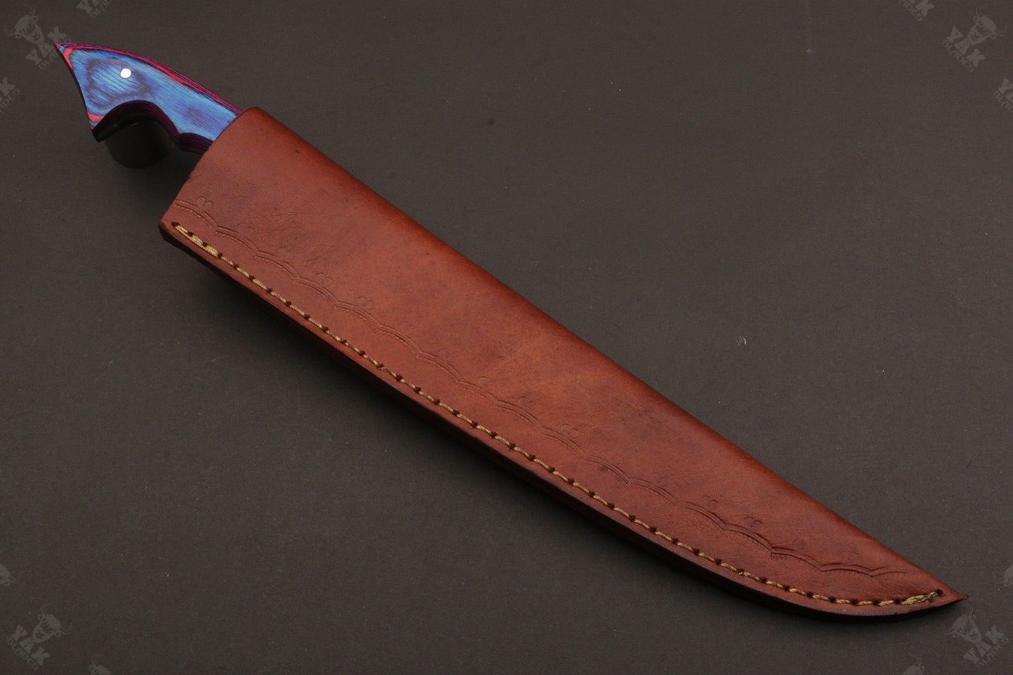13" Custom Handmade D2 Steel Fillet Camping Knife Best Fillet Knife Fish Fillet Knife W/Sheath
