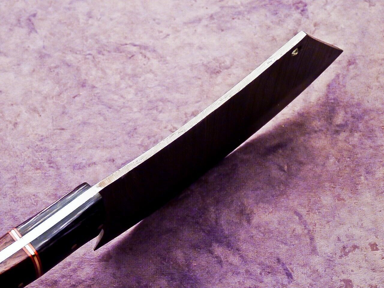 11" Handmade Damascus Steel Chopper Cleaver Knife with Hard Wood Handle