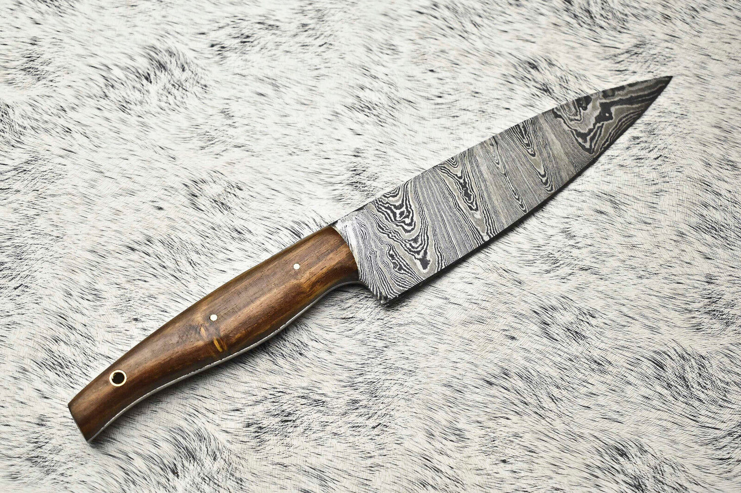 Premium 12" Handmade Damascus Steel Full Tang Chef Kitchen Knife