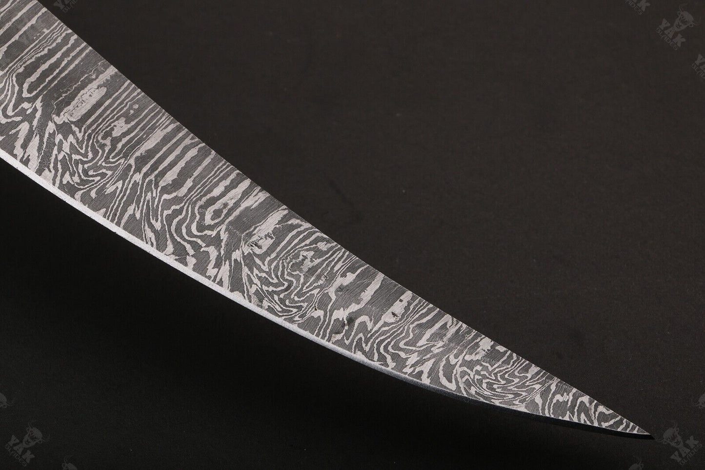 13" Custom Hand Forged Damascus Fillet Knife Handmade Fillet Knives With Leather Sheath