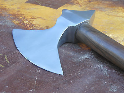 Hand Forged Viking Engineer Broad Tomahawk Axe 5160 Spring Steel, Functional Tool