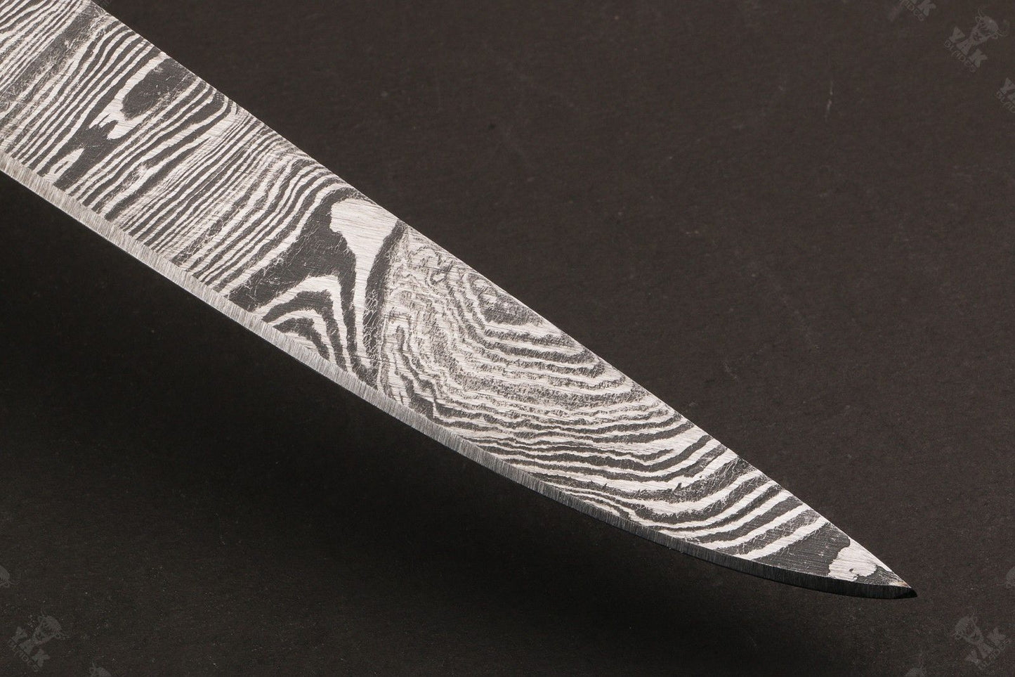13.5" Custom Handmade Damascus Fillet Knife Fire Damascus Steel Fillet Knife
