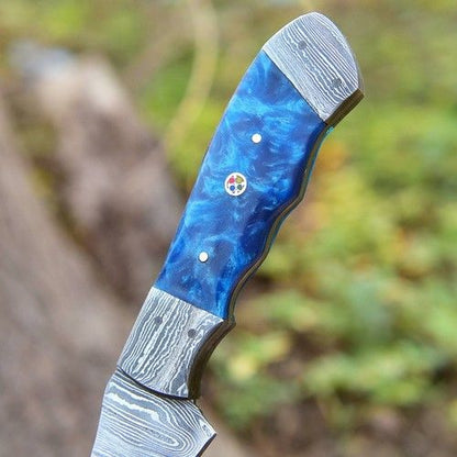 12” Custom Handmade Damascus Steel Chef Fillet Knife – Twist Pattern Blade