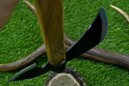 Double-Bladed Tactical Viking Axe Wooden Handle Bushcraft Outdoor Axe