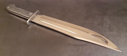 Giant Handmade D2 Steel Bowie Knife | 20" Massive Survival Knife with Micarta Handle & Leather Sheath