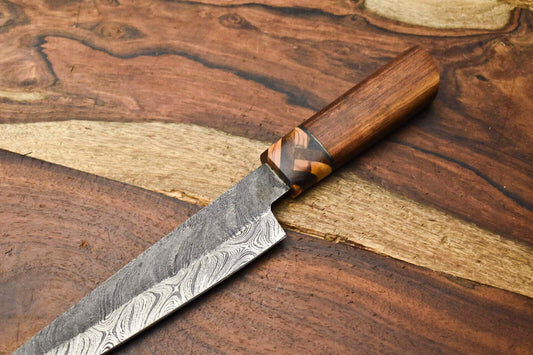 Handmade Damascus Steel Kitchen Full Tang Chef Knife – 384 Layers, Razor Sharp