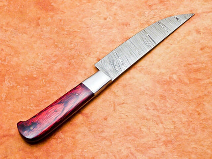 12" Professional Handmade Damascus Steel Chef Kitchen Knife with Hardwood Handle