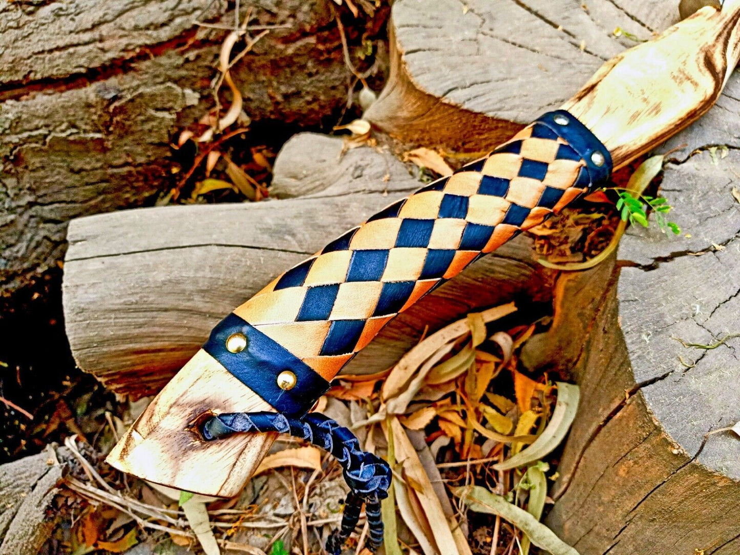 Handmade High Carbon Steel Vikings Hatchet | Blade Axe with Leather Wrap