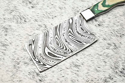 Cutlery Salvation Handmade Damascus Steel Full Tang Chef Knife – 10" Premium Kitchen Blade