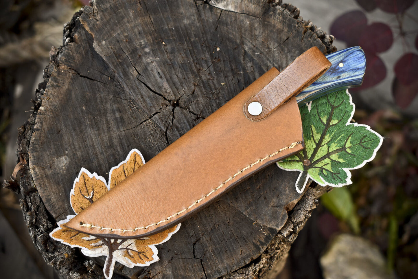 8" Handmade Skinner Knife | 440C Steel Blade | Hard Wood Handle