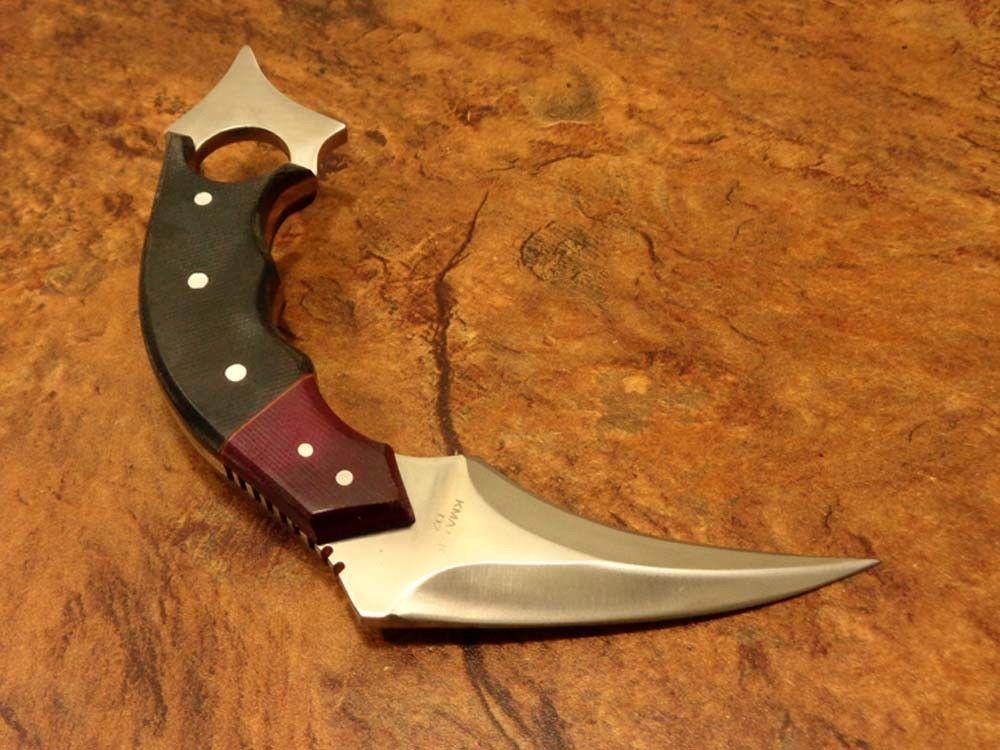 Best Karambit Custom D2 Steel Karambit Handmade Knife With Micarta Handle
