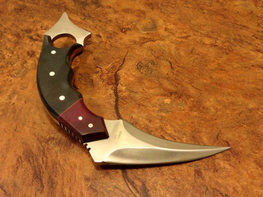 Best Karambit Custom D2 Steel Karambit Handmade Knife With Micarta Handle