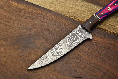 Custom Handmade Damascus Steel Blade Chef Knife Full Tang