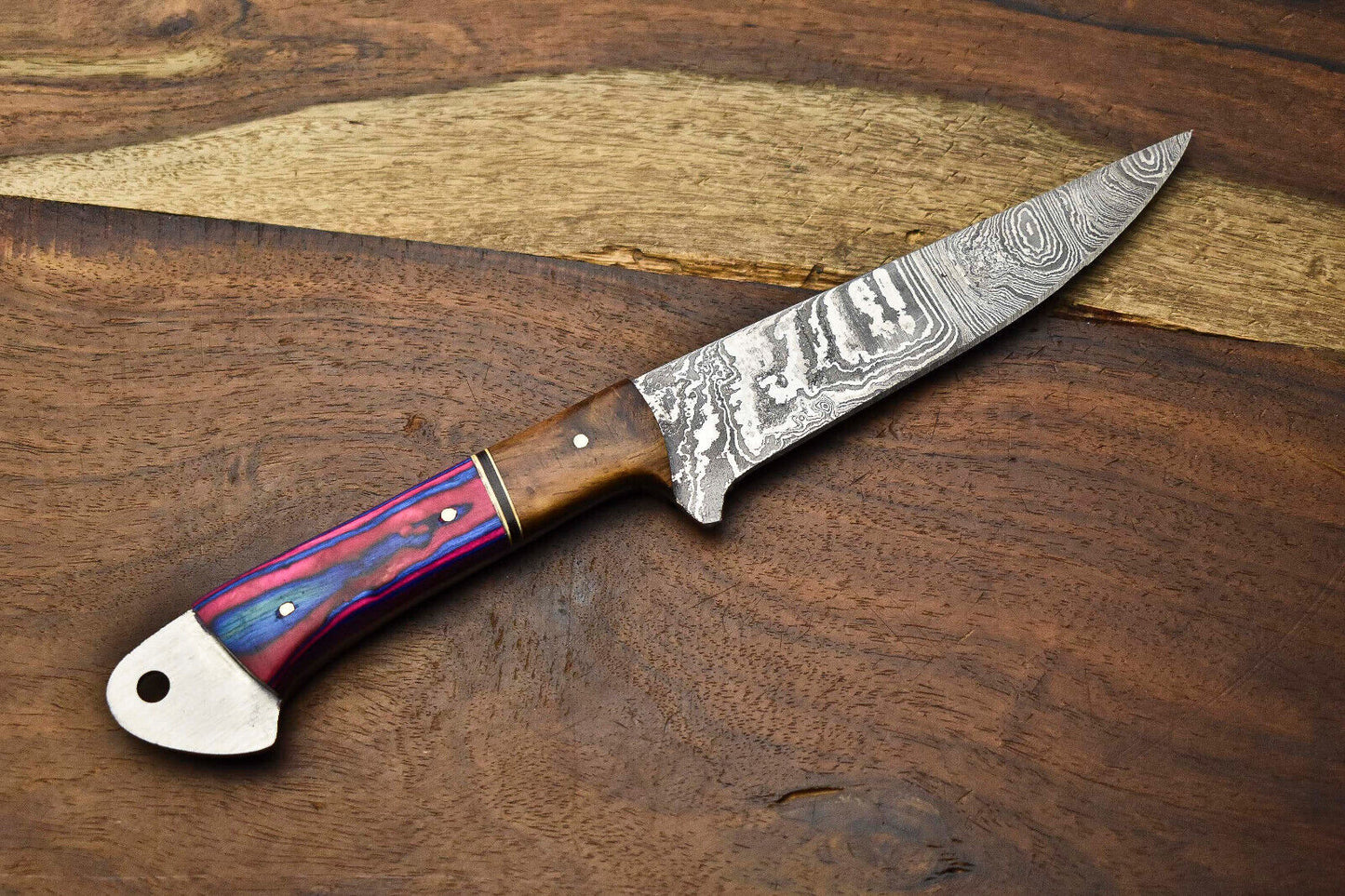 Custom Handmade Damascus Steel Blade Chef Knife Full Tang