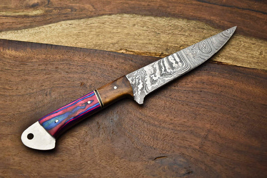 Custom Handmade Damascus Steel Blade Chef Knife Full Tang