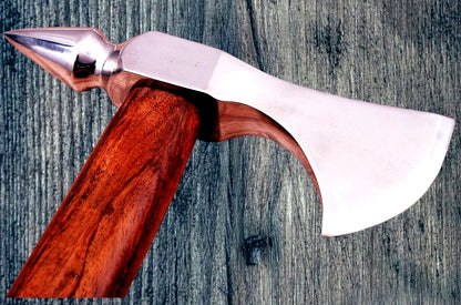 Custom Handmade High Carbon Steel Viking Tactical Tomahawk Hatchet Axe 16 Inch Wood Handle