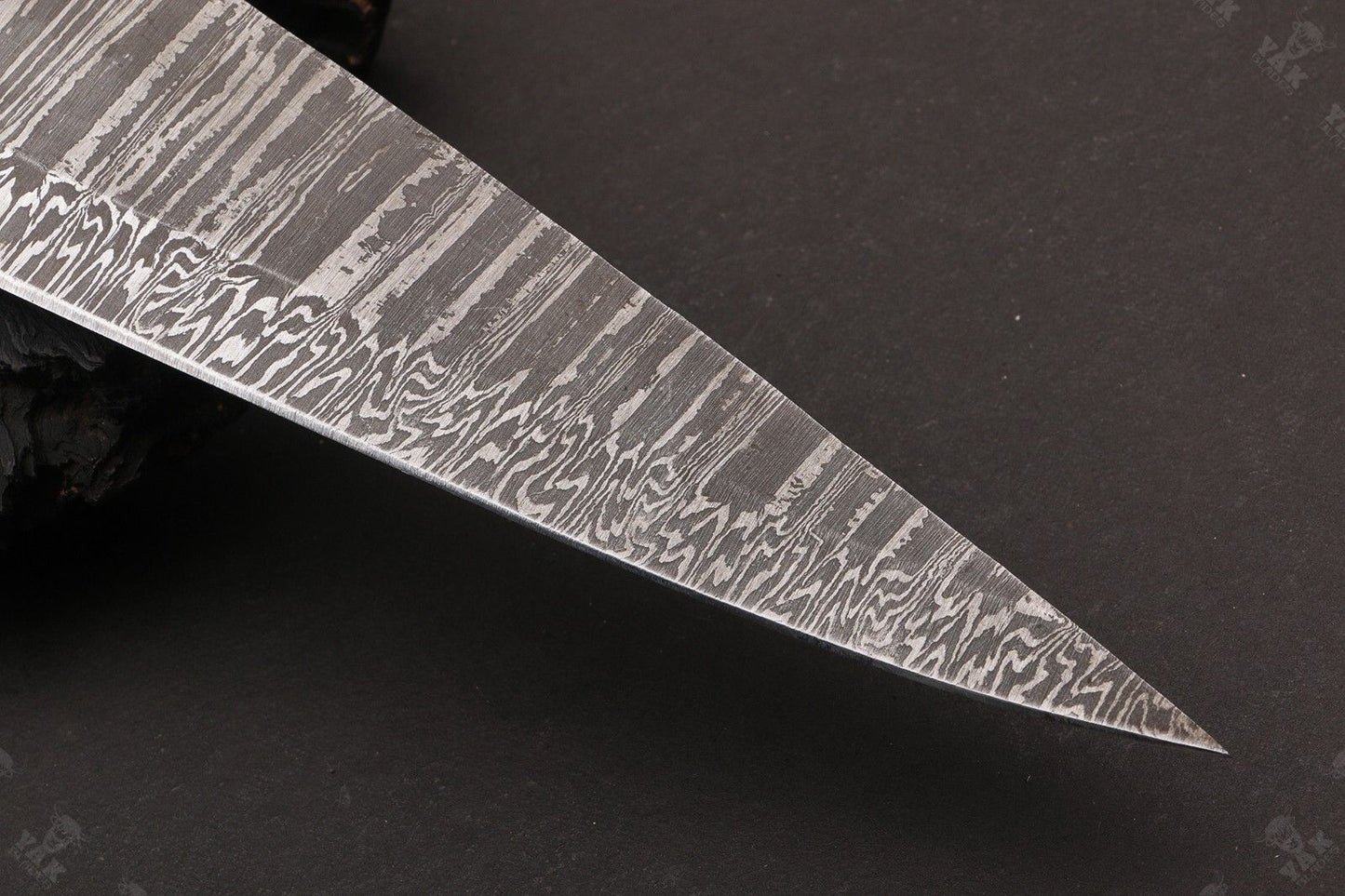 13” Fire Storm Handmade Damascus Steel Chef Knife – Resin Handle