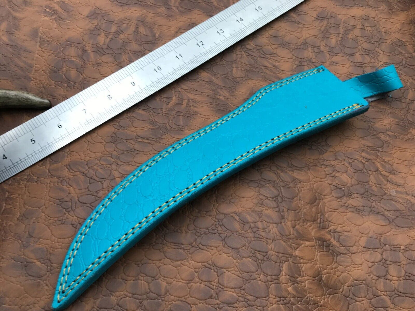 14" Hand Forged Damascus Fillet Knife Handmade Fillet Knife with Sheath