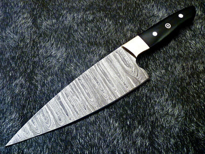 14" Custom Hand Forged Damascus Steel Chef Knife Kitchen Knife