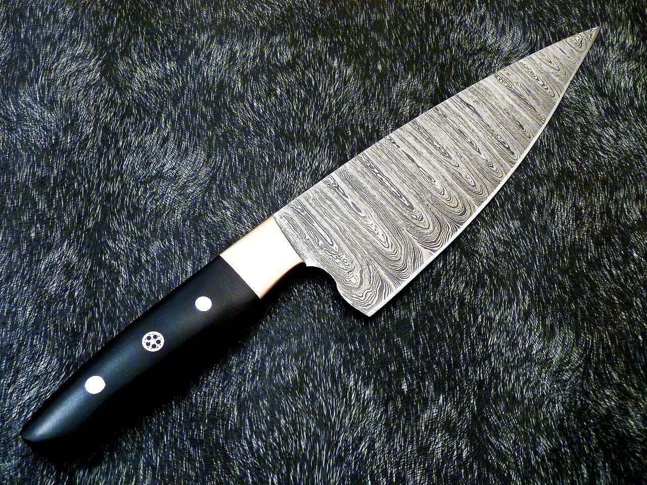14" Custom Hand Forged Damascus Steel Chef Knife Kitchen Knife