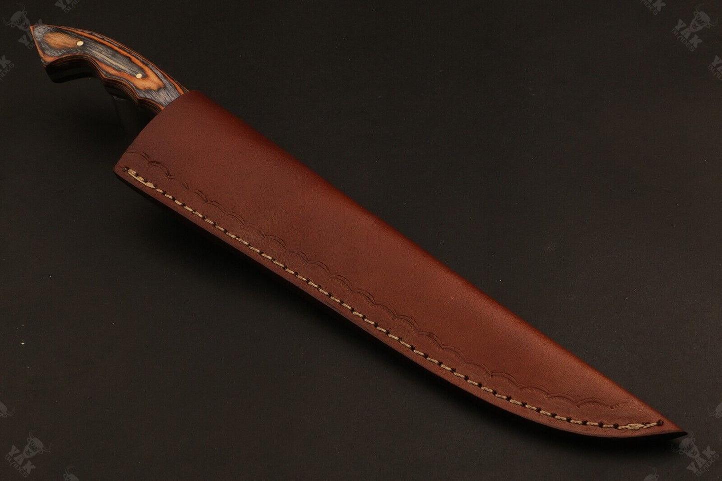 13.5" Custom Handmade D2 Steel Fillet Knife Best Fillet Knife & Sharp Fillet Knife W/Sheath