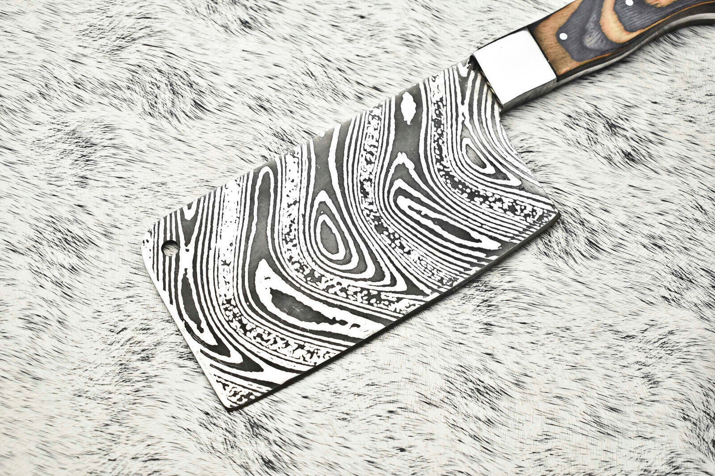 Cutlery Salvation Handmade Damascus Steel Full Tang Kitchen Chef Knife – 10.5" Blade