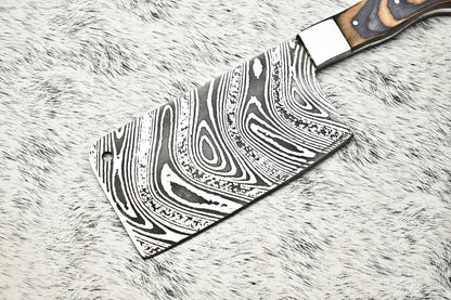 Cutlery Salvation Handmade Damascus Steel Full Tang Kitchen Chef Knife – 10.5" Blade