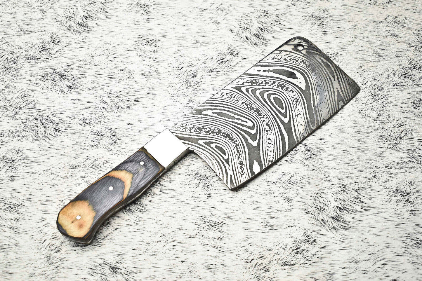 Cutlery Salvation Handmade Damascus Steel Full Tang Kitchen Chef Knife – 10.5" Blade