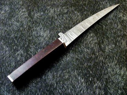 12" Custom Hand Forged Damascus Steel Chef Knife – Kitchen & Camping Knife with Resin Handle