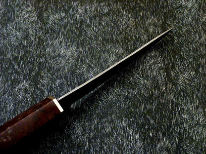 12" Custom Hand Forged Damascus Steel Chef Knife – Kitchen & Camping Knife with Resin Handle