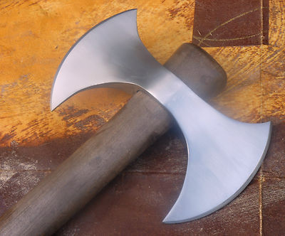 Hand Forged 5160 Steel Viking Double Bit Tomahawk Axe – 20 Inch Handle