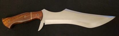 19" Handmade D2 Steel Big Bowie Knife | Full Tang Hunting Predator Knife