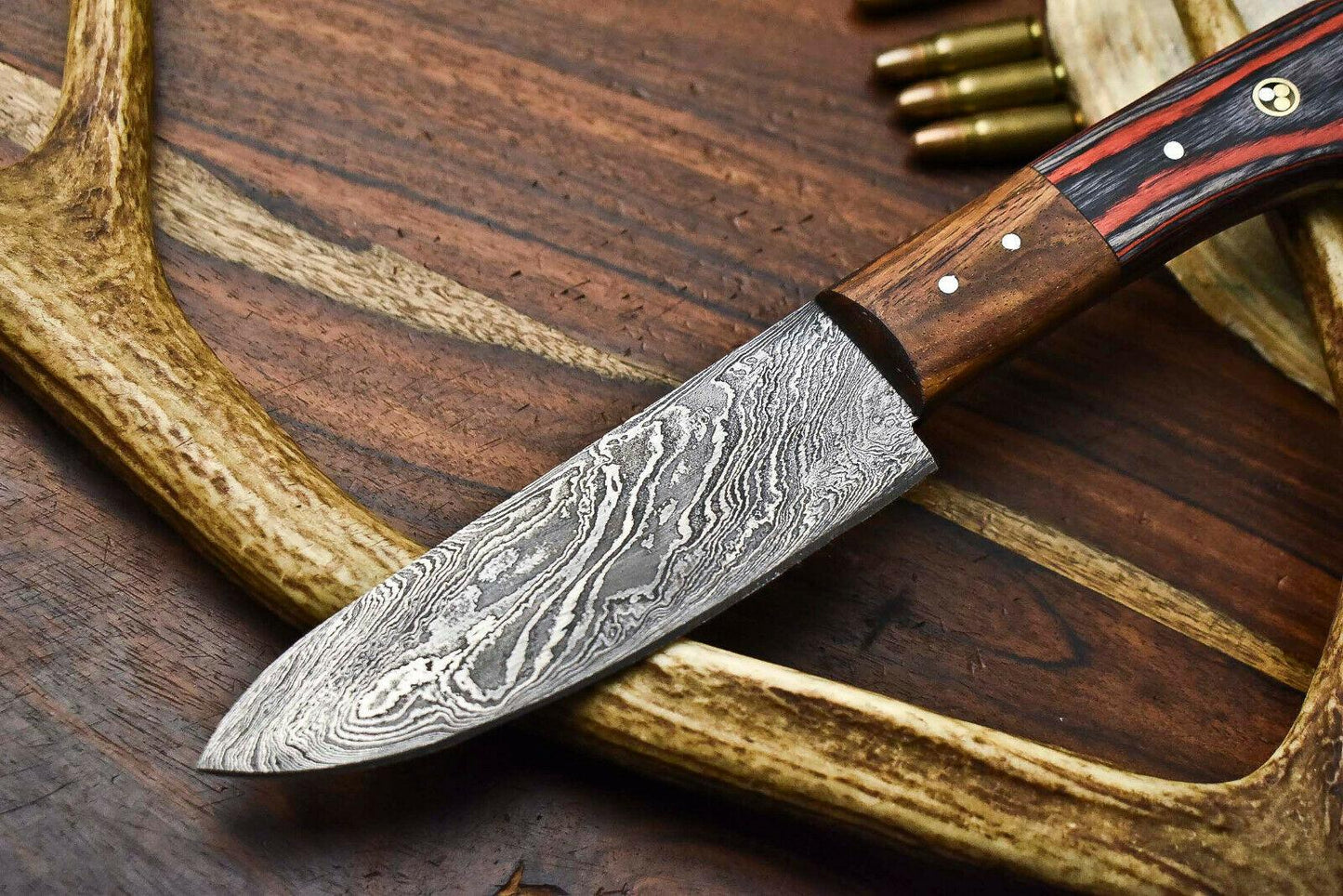 Artisan Hand Forged Damascus Steel Chef Knive – Full Tang Kitchen Blade
