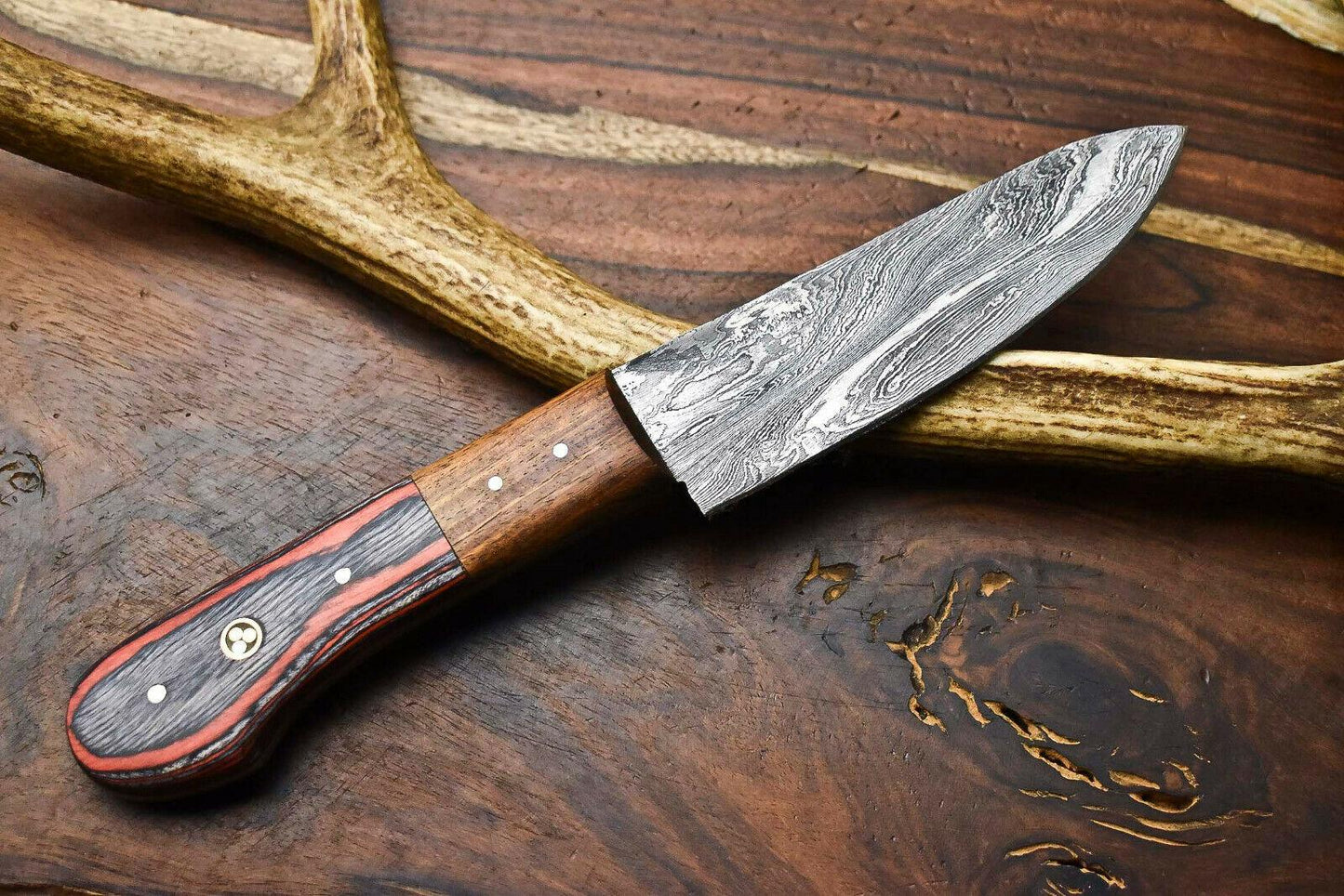 Artisan Hand Forged Damascus Steel Chef Knive – Full Tang Kitchen Blade