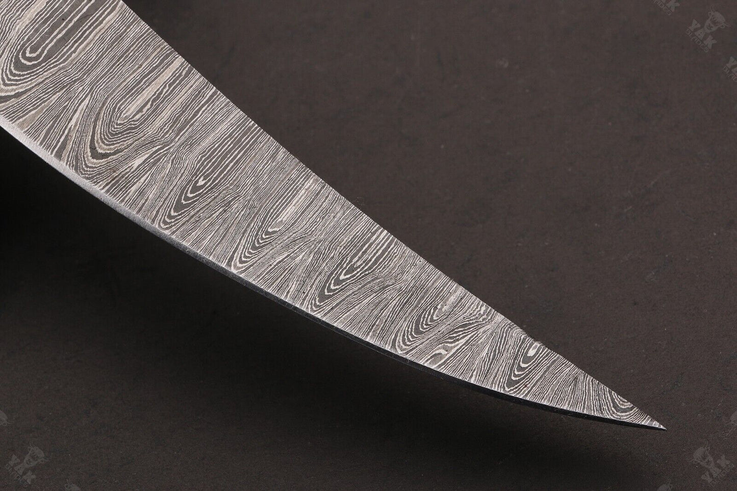12" Custom Hand Forged Twist Damascus Steel Fillet Knife & Best Fillet Knife W/Sheath