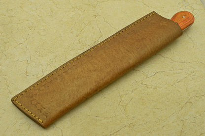 Custom Handmade Forged Damascus Steel Chef Chopper Kitchen Knife with Wood Handle