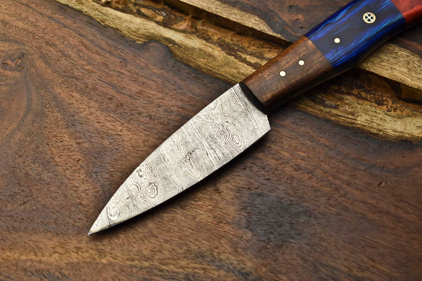 8" Handmade Damascus Steel Kitchen Chef Knife | Full Tang Professional Blade