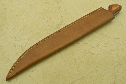 CUSTOM HANDMADE FORGED DAMASCUS STEEL CHEF KITCHEN KNIFE