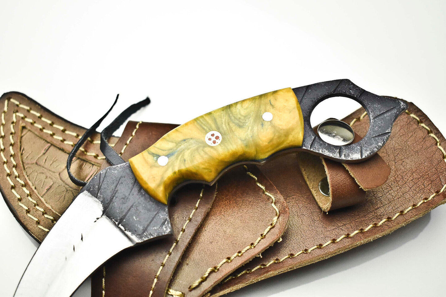 Best Karambit 8.0" Handmade High Carbon Steel Blade Karambit With Resin Handle