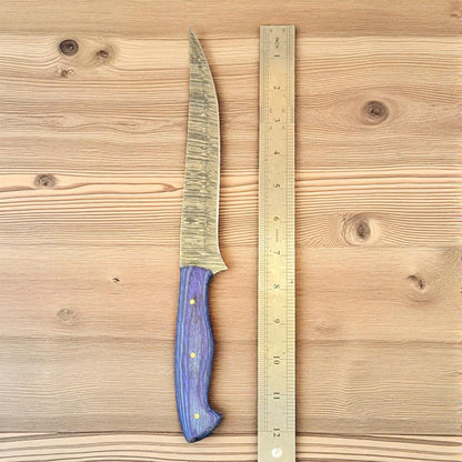 Handmade Fillet Knife & Damascus Steel Fillet Knife 12" Precision Kitchen Knife