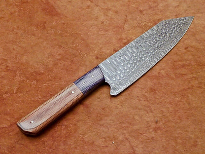 13" Chef Kitchen Knife Damascus Blade "HARD WOOD"