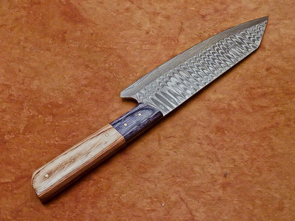 13" Chef Kitchen Knife Damascus Blade "HARD WOOD"
