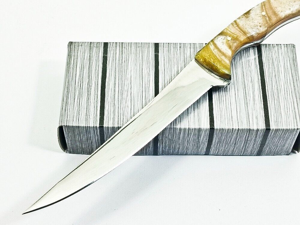 Custom Handmade D2 Steel Blade Fillet Knife With Sheath Fish Fillet Knife Best Fillet Knife