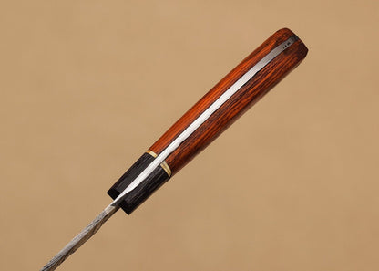 Hand-Forged Damascus Steel Chef Fillet Knife | Custom Kitchen Knife