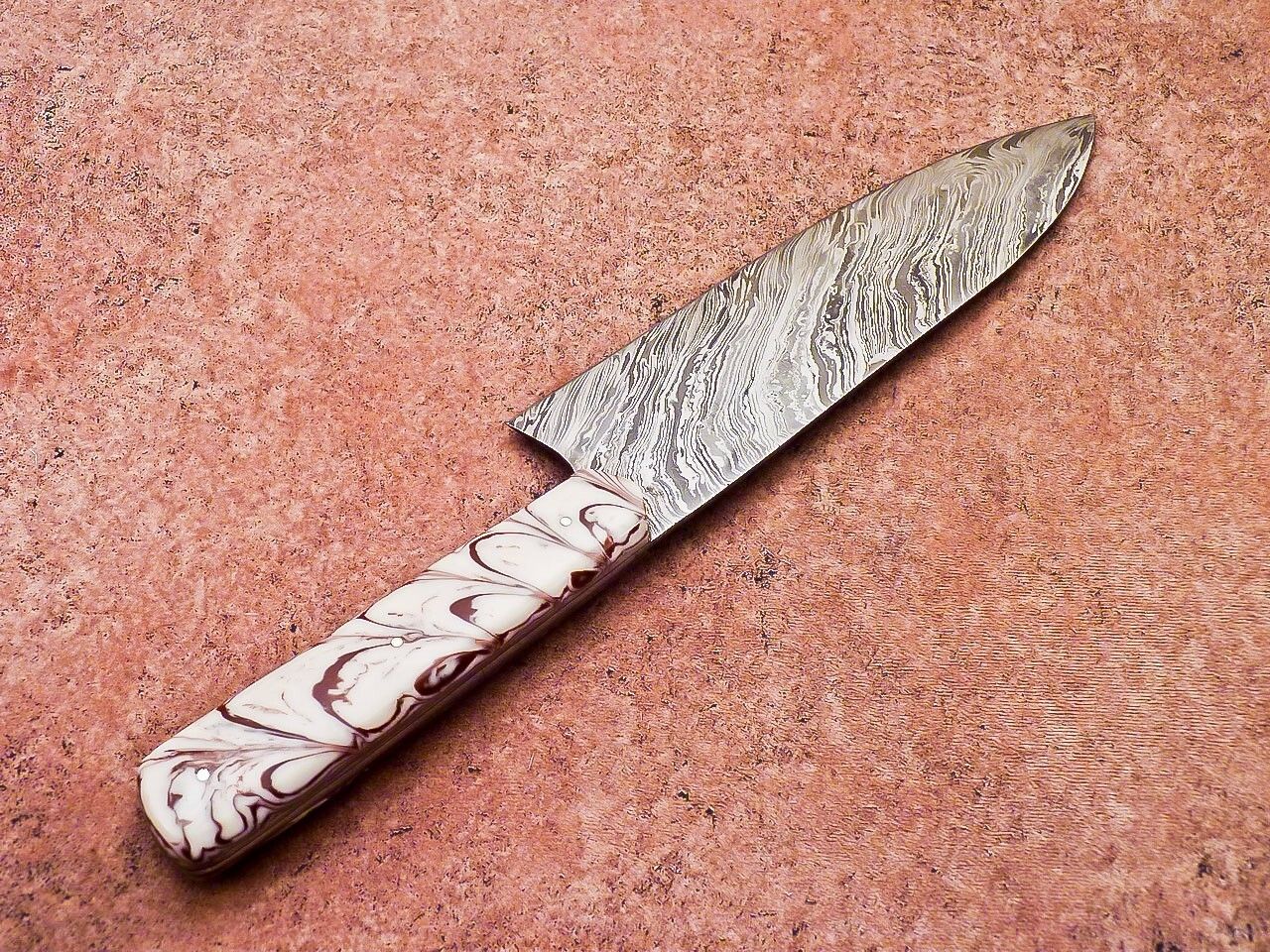 13" Chef Knife Damascus Blade Kitchen Knife Resin Handle