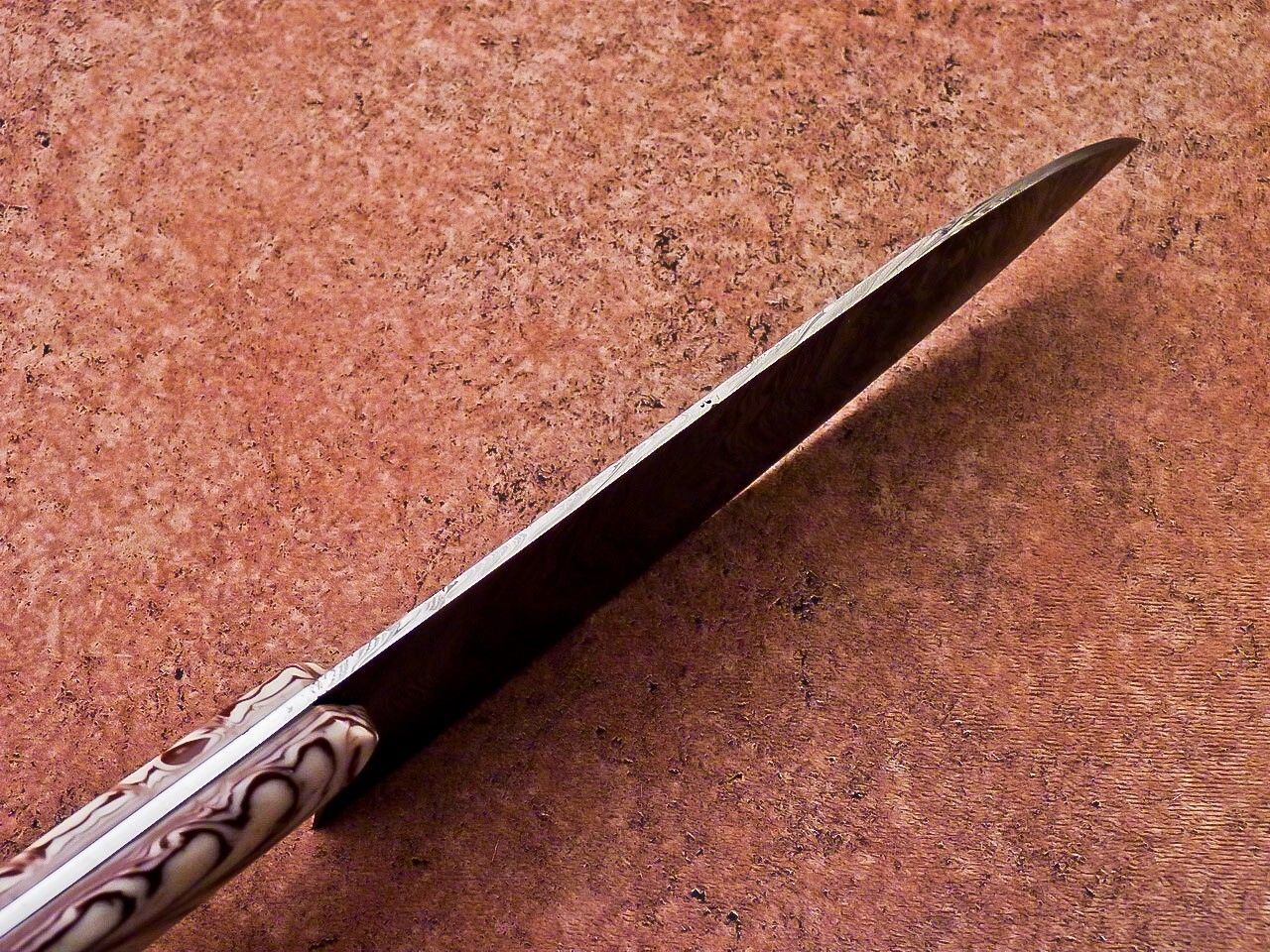 13" Chef Knife Damascus Blade Kitchen Knife Resin Handle
