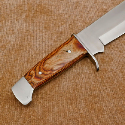 Hand Made D2 Steel Full Tang 14-Inch Bowie Hunting Knife – Steel Guard